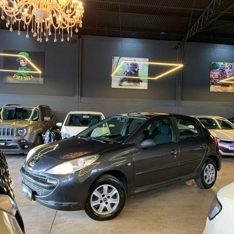 PEUGEOT - 207 1.4 XR 8V FLEX 4P MANUAL - 2012/2013 - CINZA - R$ 25.800,00
