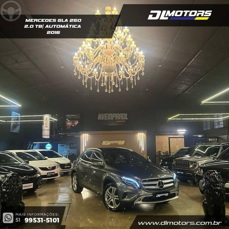 MERCEDES-BENZ - GLA 250 - 2015/2016 - CINZA - R$ 137.800,00