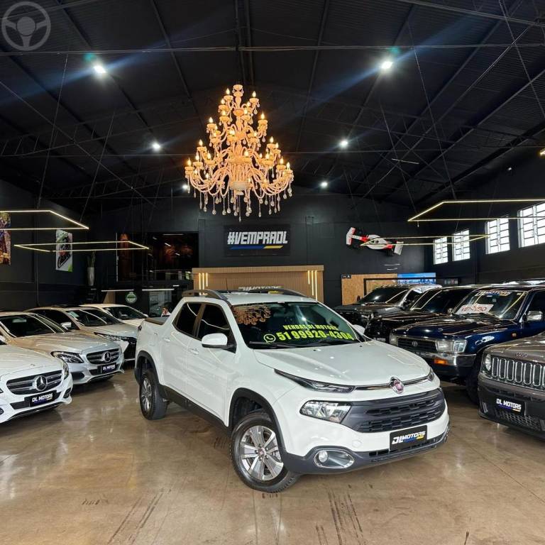 FIAT - TORO 2.4 16V FLEX FREEDOM AUTOMATICO - 2018/2019 - BRANCA - R$ 99.800,00