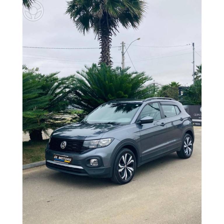 VOLKSWAGEN - T-CROSS 1.0 COMFORTLINE TSI FLEX 4P AUTOMATICO - 2020/2021 - CINZA - R$ 105.900,00