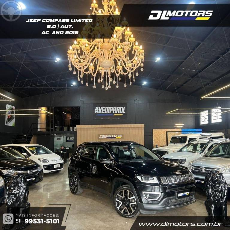 JEEP - COMPASS - 2018/2019 - PRETA - R$ 112.800,00